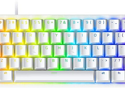 Razer Huntsman Mini 60%, Gaming Keyboard, Optical, US, Mercury, Wired