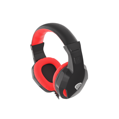 Genesis Gaming Headset, 3.5 mm, ARGON 100, Red/Black, Built-in microphone
