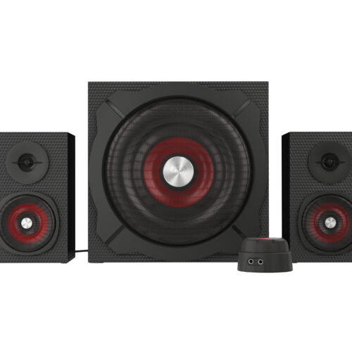 Genesis Computer speakers 2.1 Helium 600 NCS-0856 60 W, Portable, Black, red