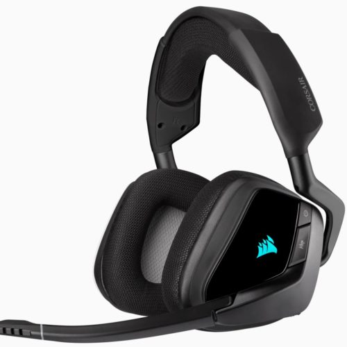 Corsair Wireless Premium Gaming Headset with 7.1 Surround Sound VOID RGB ELITE Built-in microphone, Carbon, Over-Ear